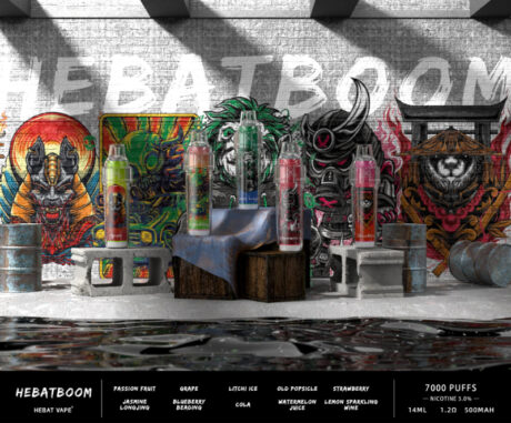 HEBAT BOOM 喜貝拋棄式霧化棒 7000 口 台灣現貨 高續航不漏液 1 HEBAT BOOM 喜贝抛弃式雾化棒 7000 口