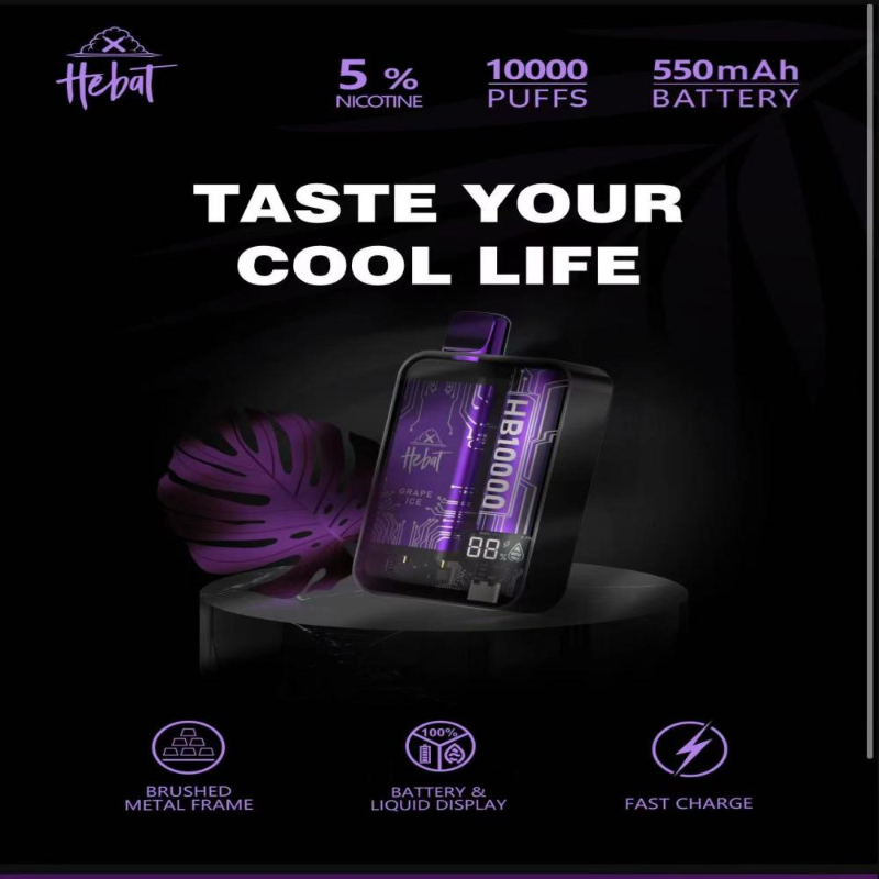 HEBAT 喜貝10000口 一次性拋棄式電子煙 (8)