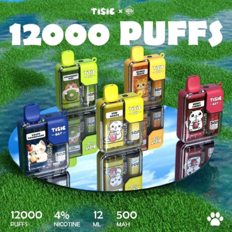 TISIC 貓咪電子菸｜12000口 智能電子菸-