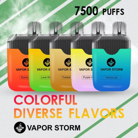 Vapor Storm 7500口 透明方艙電子煙